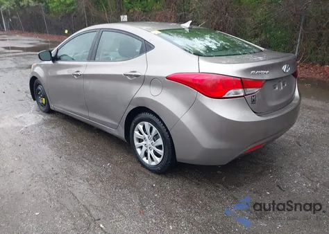 2011 Hyundai Elantra Gls из США, поврежденный, VIN 5NPDH4AE5BH025932